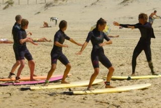  Entrenamiento de surf